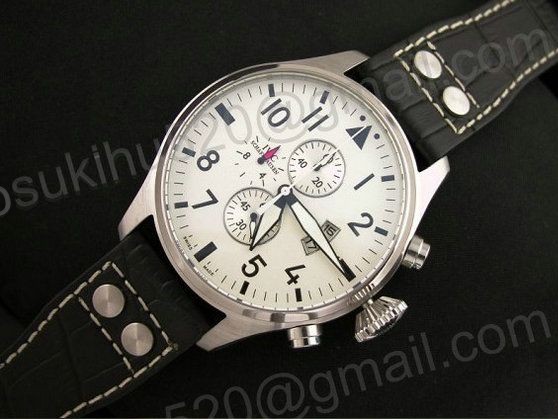 iwc toy gun weiß dial with chonograph automatic
