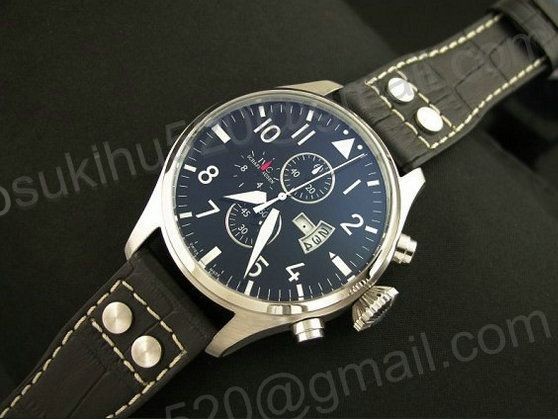 iwc toy gun schweiz dial with chonograph automatic