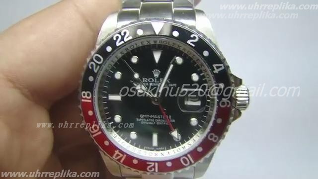 ROLEX GMT replica ARO PRETOVERMELHO