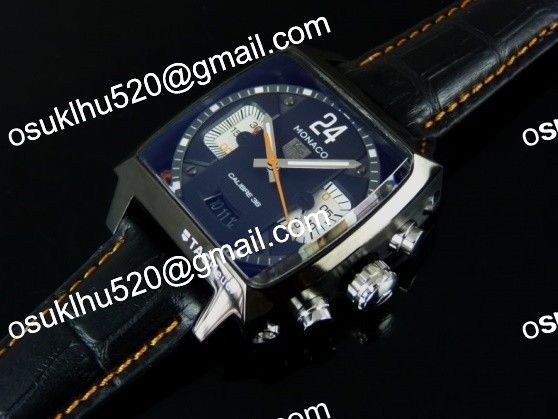 tag monaco 24 caliber 36 concept chronograph pvd/leder a-7750