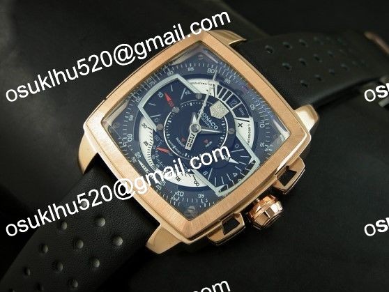 tag monaco mikrograph günstige uhr rosegold/leder os20 quartz