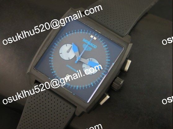tag monaco chronograph neue uhr pvd/kautschuk os20 quartz blau