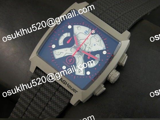 tag manaco chronograph v4 titanium häuse roter aufkleber quartz