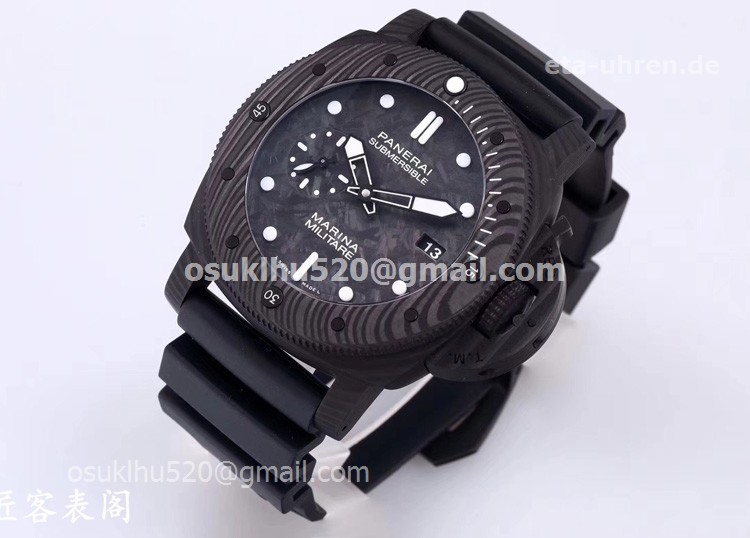 Panerai Submersible Marina Militare Carbotech Pam979 große Größe 47