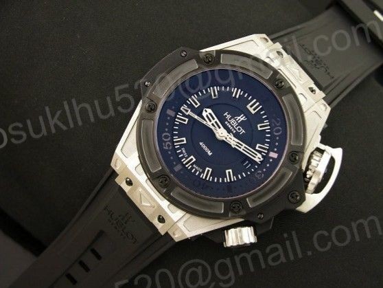 Hublot King Power Oceanographic 4000 Titanium/Keramik/Gummi Black