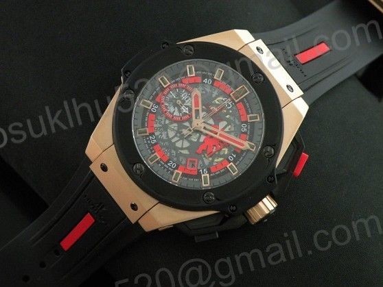 Hublot King Power Red Devil Rotgold Gehäuse Keramik Lünette A-7750