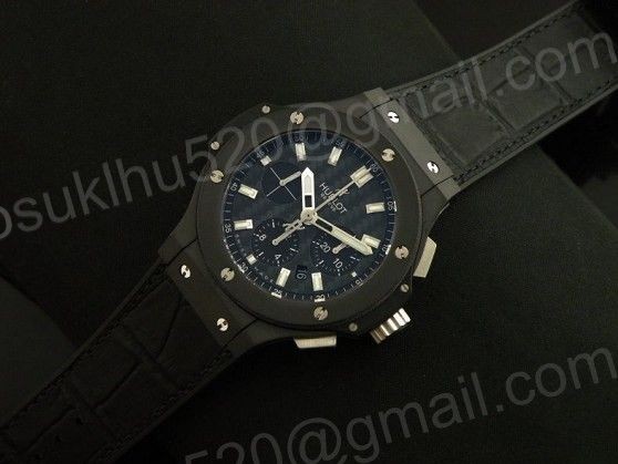 Kopie Hublot Black Carbon Fiber Big Bang Mattschwarz Keramik 44MM