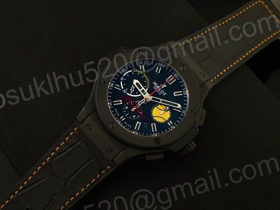 Hublot Nastie Bang Swiss Luxury Uhr "Game Nastase" auf dem Zifferblatt