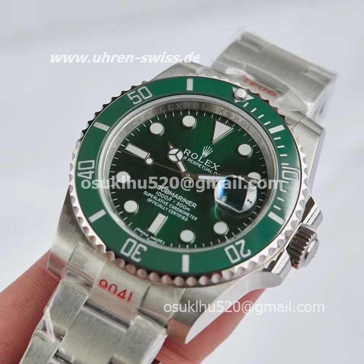 Rolex Submariner Grünes 116610LV 904L Stahlgehäuse ETA Uhrwerk