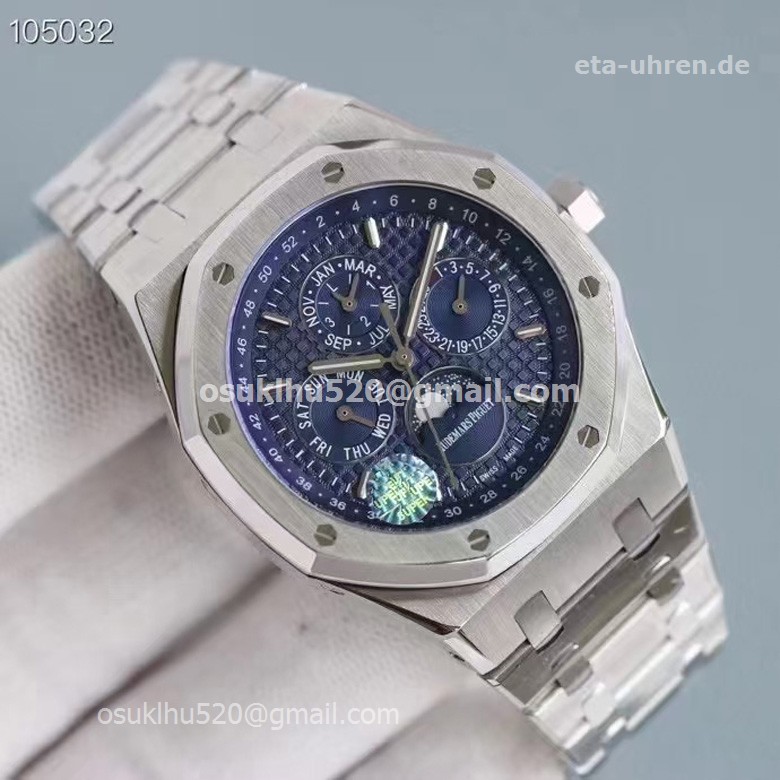 AP Royal Oak Perpetual Calendar 26574ST Edelstahl Blau AP Royal Oak Perpetual Calendar 26574ST Edelstahl Blau