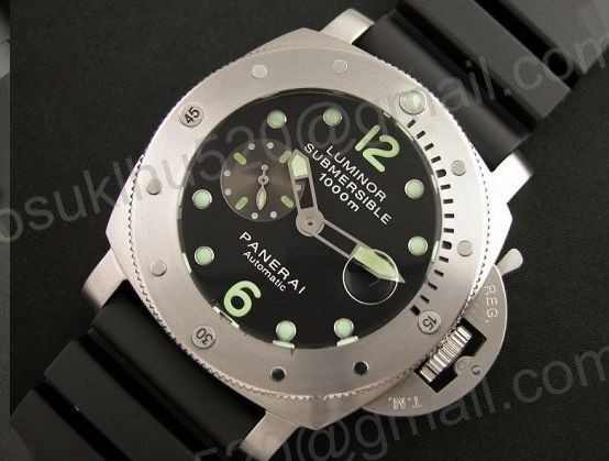 Panerai PAM243 Submersible 1000M Edelstahl Schwarz