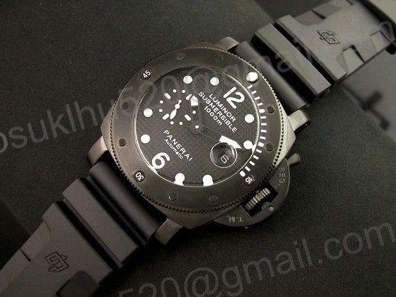 Panerai Men big watch Submersible 1000M PVD Gehäuse automatic V1