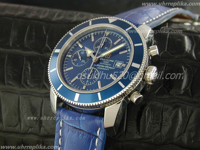 breitling superocean replica Heritage Chronograph Blue V2