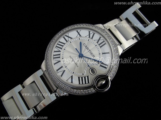 Cartier Ballon Bleu replica Edelstahl Diamant-Lünette on Bracelet ETA2892 Cartier Ballon Bleu replica Edelstahl Diamant-Lünette on Bracelet ETA2892
