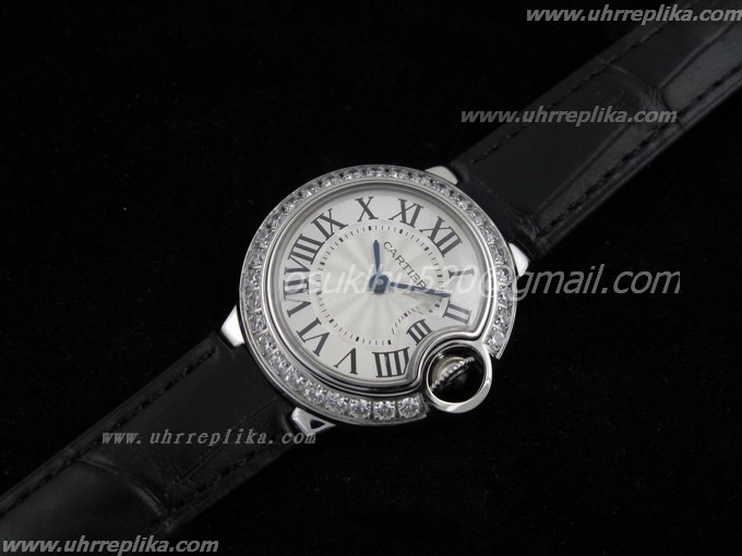 Cartier replica uhren men Ballon Bleu Ladies Schwarze Lederarmband Cartier replica uhren men Ballon Bleu Ladies Schwarze Lederarmband