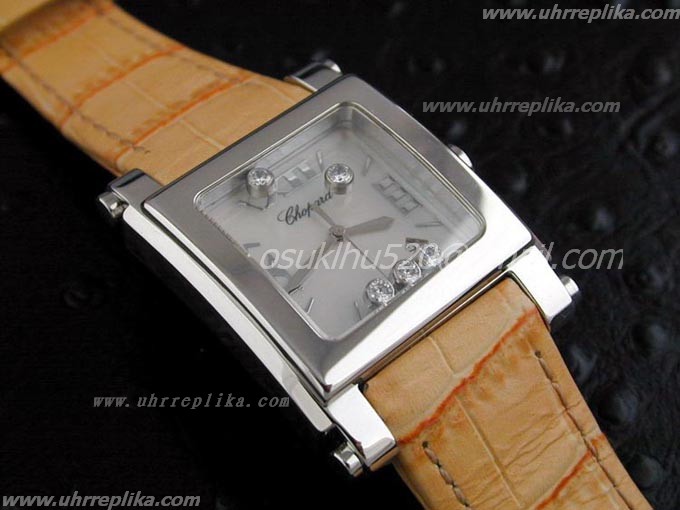 chopard happy sport replica Square Diamanten Ladies Yellow