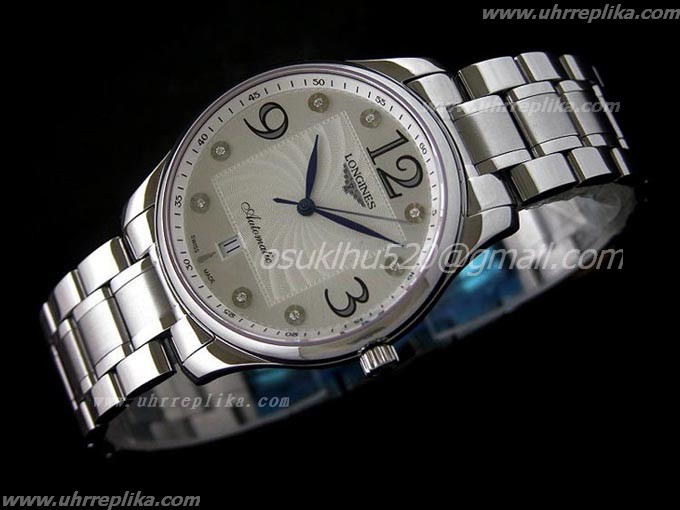 longines fake watches Master Collection diamantens Weiss