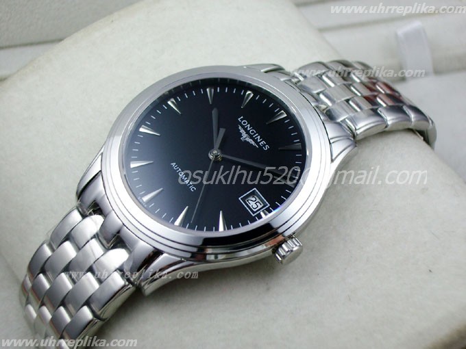 longines herrenarmbanduhr Flagship men automatic schwarzes ETA longines herrenarmbanduhr Flagship men automatic schwarzes ETA