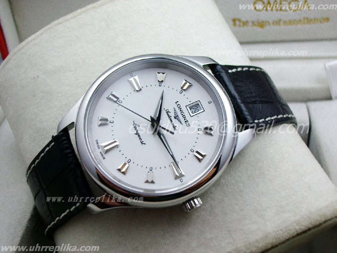 longines flagship edelstahl men automatic Weiss ETA
