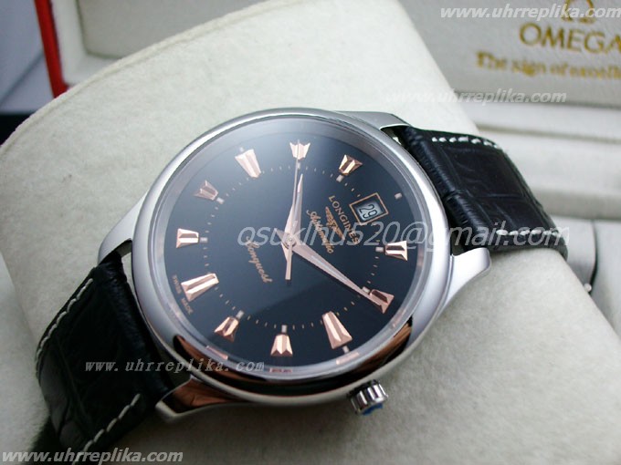 longines flagship uhren men automatic schwarzes