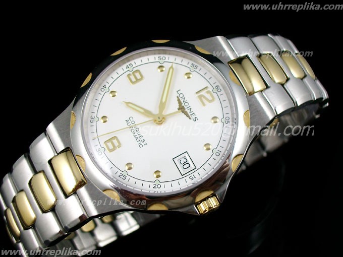 longines conquest herrenuhr tautomatic men Weiss