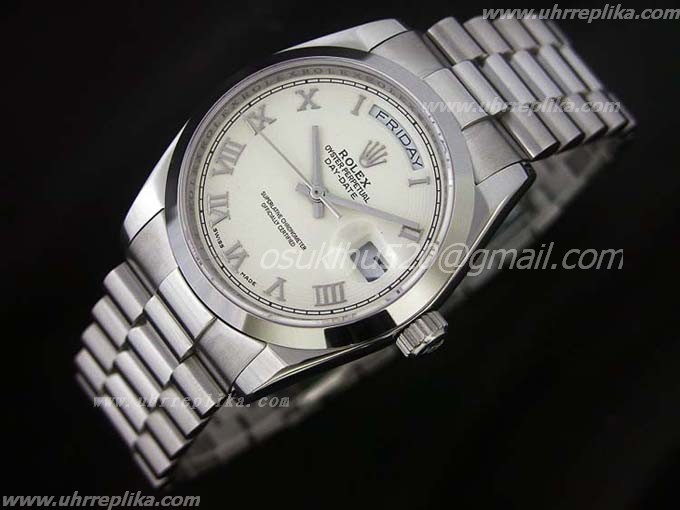 Rolex Day-Date fälschung watches 36mm weiß