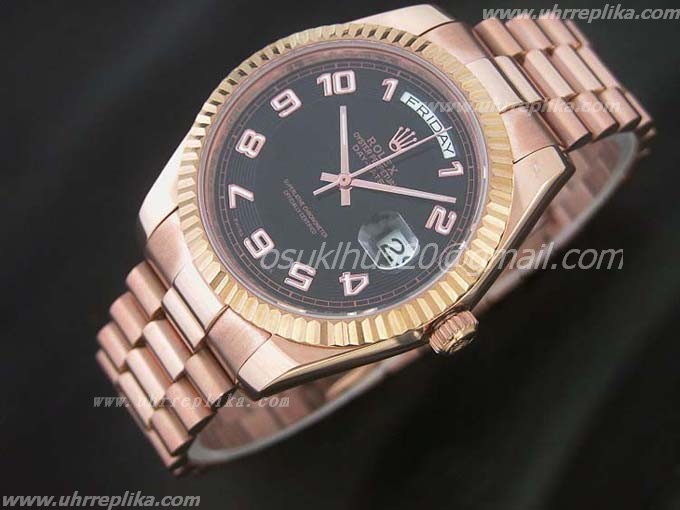 rolex eta replica day date 2 Rose gold 41mm Schweiz