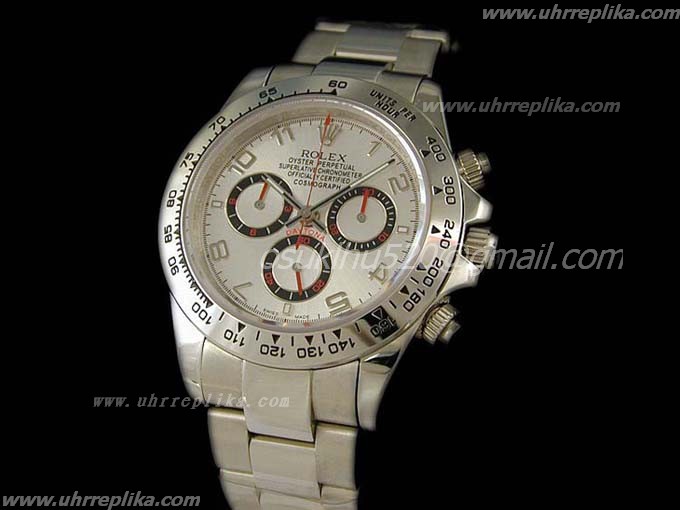 rolex daytona replica herren Weiß arabic markers