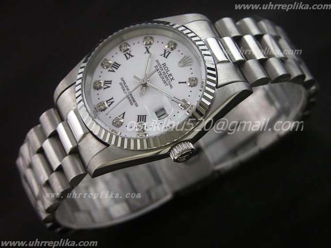 Rolex DateJust fake uhren diamanten Roman Numerals 36mm