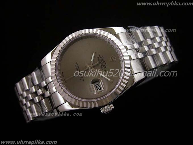 rolex DateJust herren replica 36mm gray