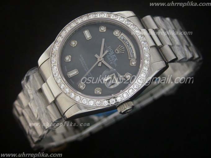 rolex Day-Date fakes Schweiz Shell Steel Siwss ETA 2836