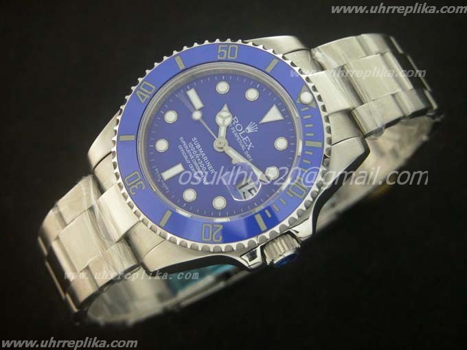 rolex submariner replica watch blaues Bezel Steel ETA herr
